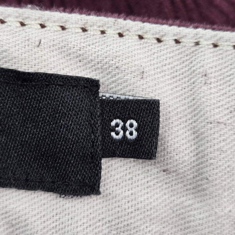 Vans Men Pants 38 Red Cargo Corduroy Flower Grunge Baggy Skater Y2K - Picture 3 of 13